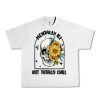 Lunar Rock mentally ill but totally chill Urban Heavy Tee - MaliasSmallBusiness