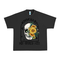 Pigment Black mentally ill but totally chill Urban Heavy Tee - MaliasSmallBusiness