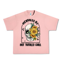 Salmon mentally ill but totally chill Urban Heavy Tee - MaliasSmallBusiness