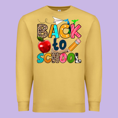 Back To School Premium Sweatshirt Designed By Texasbilliewilder