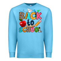 Ocean Blue back to school Premium Sweatshirt - texasbilliewilder