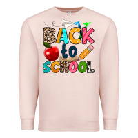 Pale Pink back to school Premium Sweatshirt - texasbilliewilder