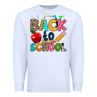 White back to school Premium Sweatshirt - texasbilliewilder