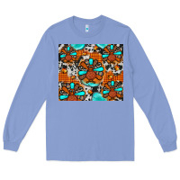Colony Blue turkey Long Sleeve Tee - JahusDesignShop