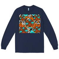 Navy turkey Long Sleeve Tee - JahusDesignShop
