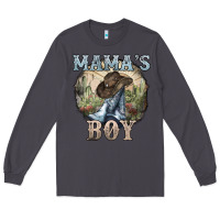 Smoke mamas boy western cowboy boots cactus Long Sleeve Tee - NancyCooperArtShop