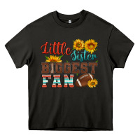 Asphalt little sister biggest fan american football Heavy Core Tee - HRA Design Shop