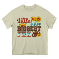 Mossy little sister biggest fan american football Heavy Core Tee - HRA Design Shop