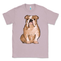 Lilac bulldog Classic Tee - MaliasSmallBusiness