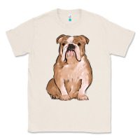 Natural bulldog Classic Tee - MaliasSmallBusiness