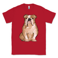 Red bulldog Classic Tee - MaliasSmallBusiness