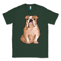 Sports Green bulldog Classic Tee - MaliasSmallBusiness