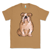 Toasted Coconut bulldog Classic Tee - MaliasSmallBusiness