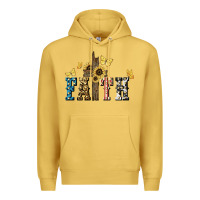 Antique Gold Faith USA sunflower 4th of july Premium Hoodie - HowdyJamesFarm