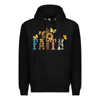 Black Faith USA sunflower 4th of july Premium Hoodie - HowdyJamesFarm