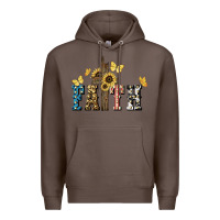 Coffee Faith USA sunflower 4th of july Premium Hoodie - HowdyJamesFarm