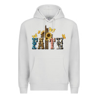 Dove Grey Faith USA sunflower 4th of july Premium Hoodie - HowdyJamesFarm