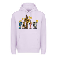 Lilac Faith USA sunflower 4th of july Premium Hoodie - HowdyJamesFarm