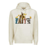 Oatmeal Heather Faith USA sunflower 4th of july Premium Hoodie - HowdyJamesFarm