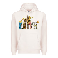 Pale Pink Faith USA sunflower 4th of july Premium Hoodie - HowdyJamesFarm