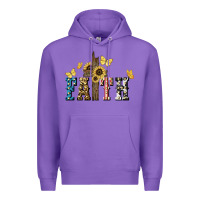 Purple Faith USA sunflower 4th of july Premium Hoodie - HowdyJamesFarm