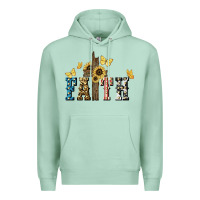 Seafoam Faith USA sunflower 4th of july Premium Hoodie - HowdyJamesFarm