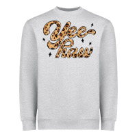 Heather Grey yeehaw Heavyweight Sweatshirt - MaliasSmallBusiness