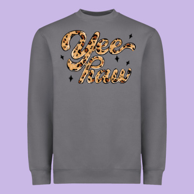 Yeehaw Heavyweight Sweatshirt Designed By Maliassmallbusiness