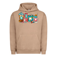 Pigment Burro Dentist Coffee Cups Urban Hoodie - FaDigitalArtStudio