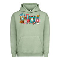 Pigment Oil Green Dentist Coffee Cups Urban Hoodie - FaDigitalArtStudio
