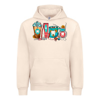Sandshell Dentist Coffee Cups Urban Hoodie - FaDigitalArtStudio