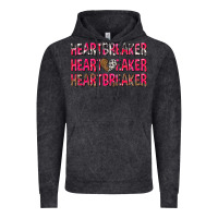 Vintage Black heartbreaker with leopard and cowhide Vintage Hoodie - NancyCooperArtShop