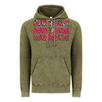 Vintage Olive heartbreaker with leopard and cowhide Vintage Hoodie - NancyCooperArtShop