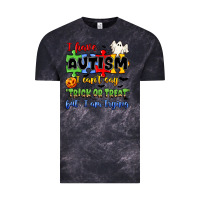 Cloud Black i have autism i can't say trick or treat Vintage Tee - JahusDesignShop