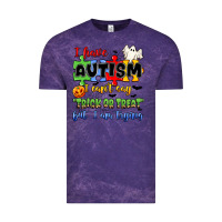 Cloud Purple i have autism i can't say trick or treat Vintage Tee - JahusDesignShop