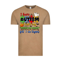 Vintage Coffee i have autism i can't say trick or treat Vintage Tee - JahusDesignShop