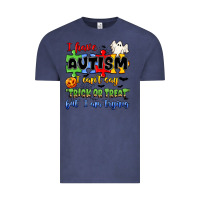 Vintage Denim i have autism i can't say trick or treat Vintage Tee - JahusDesignShop