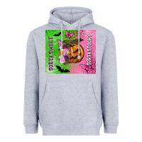Heather Grey Sorta sweet sorta spooky Heavyweight Hoodie - NancyCooperArtShop
