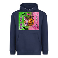 Navy Sorta sweet sorta spooky Heavyweight Hoodie - NancyCooperArtShop