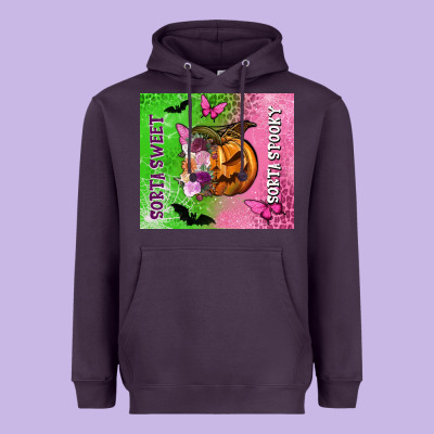 Sorta Sweet Sorta Spooky Heavyweight Hoodie Designed By Nancycooperartshop