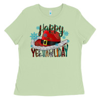 Matcha happy yeehawliday Ladies Tee - CowhideDigitalArt