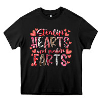 Black stealin hearts and makin farts Heavy Core Tee - RacoonDesign