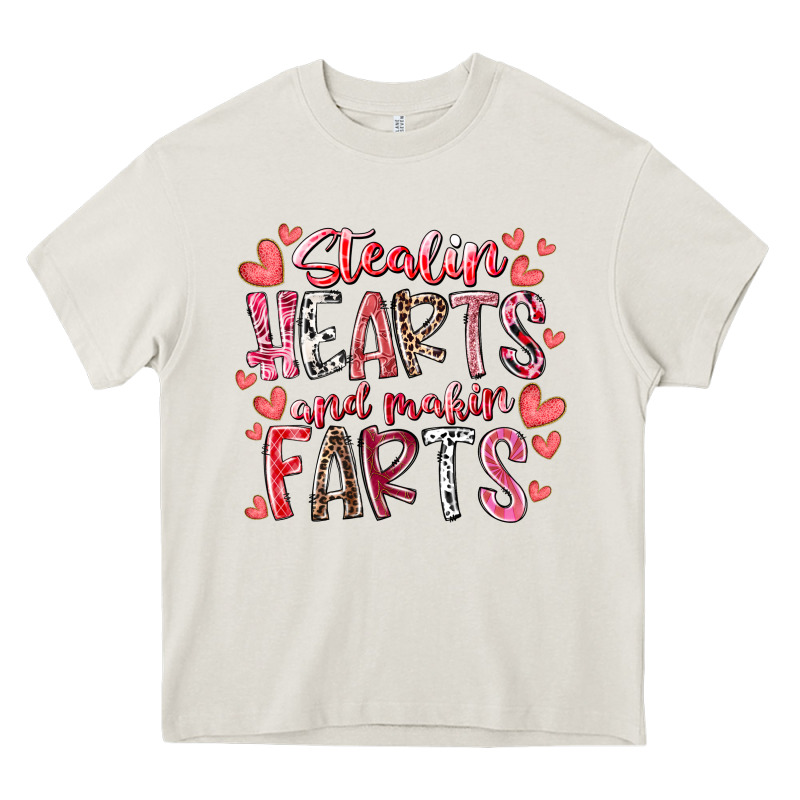 Stealin Hearts And Makin Farts Heavy Core Tee by RacoonDesign | Teevron