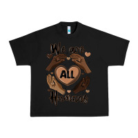 Black we are all humans Urban Heavy Tee - MaliasSmallBusiness