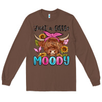 Chestnut just a little moody Long Sleeve Tee - MaliasSmallBusiness