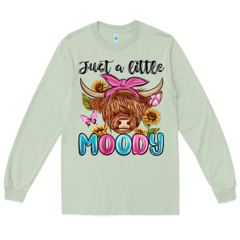 Just A Little Moody Long Sleeve Tee by MaliasSmallBusiness | Teevron