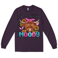 Plum just a little moody Long Sleeve Tee - MaliasSmallBusiness