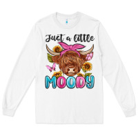 White just a little moody Long Sleeve Tee - MaliasSmallBusiness