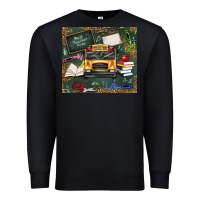Black school bus back to school Premium Sweatshirt - texasbilliewilder