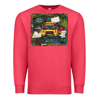 School Bus Back To School Premium Sweatshirt | Teevron